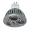 Лампа светодиодная 3Вт, цвет белый теплый, 2600-3500K, AC/DC12-24V, 210-300LM, цоколь GU5.3 Габарит 50*67mm