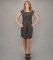 Платье Fusion, Темно-серый, 38, 40, 42, Полиэстер 64% Вискоза 34% Эластан 2%