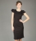 Платье Fusion, Черный, 36, 38, 40, Полиэстер 65% Вискоза 35%