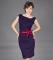 Платье Fusion, Темно-синий, 36, 38, 40, Полиэстер 70% Вискоза 25% Лайкра 5%