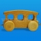 Игрушка двигающаяся для паровозика в ассортименте (вагон, цистерна, платформа)