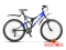 Велосипед 26" STELS Challenger, 2 аморт, (21ск.), черно-синий 34050