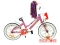 Велосипед 16" RAPID-OL (YS7776) розовый, AL с корзиной 7676