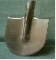 Лопата копальная остроугольная из нержавеющей стали (зерк)