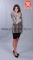 Шуба женская Линда-404 мех: мутон, отделка: капюшон песец кожа: борт, менжеты, карманы, длина: 90 см