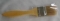 Кисть малярная 3, 8см (А-75) плоская, натуральная щетина, деревянная ручка