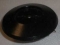Розетка 732, з/у (АВ-417) черная, круглая