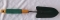 Лопатка садовая (С-1379)(AD-557), ручка деревянная зеленая