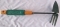 Тяпка-рыхлитель (AD-556) ручка деревянная зеленая