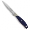 Нож кухонный 115мм "Tramontina" с синей прорезиненной ручкой