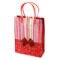 Пакет подарочный ПВХ 24х18х7,5см "Подарок" красный с пластиковыми ручками