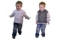 Костюм-двойка для мальчика (ветровка легкая из плащевой ткани + жилет из плащевой ткани на флисе), цвет в ассортименте, размер 98, 104, 110, 116