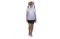 Блуза для девочки (школьная форма), ткань - сорочечная, цвет - белый, размер - 110, 116, 122, 128, 134, 140, 146, 152