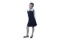 Сарафан (школьная форма), ткань - костюмная, цвет - черный, размер - 110, 116, 128, 134, 146
