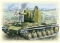 Модель сборная Советский тяжелый танк прорыва КВ-2