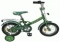 Велосипед В. 12", P, светло-зелёный/тёмно-зелёный,тормоз 1руч. и нож., крылья цветные, багажник хромированный