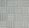 Плитка тротуарная Сетка, размеры 30,0х30,0х3,0 (11 штук в 1 кв.м) серая