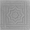 Плитка тротуарная Звезда, размеры 30,0х30,0х3,0 (11 штук в 1 кв.м) серая