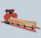 Пилорама ленточная горизонтальная Sawmill с ручной подачей (электродвигатель 11 кВт)