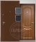 Дверь Гарант А16: металл на коробе и полотне 1,5 мм, минвата, МДФ-панель 16 мм, цвет венге, орех эко, пленка - Германия, основной сувальдный замок Гардиан 3В-2112Т (50-99 шт)