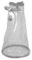Косметичка Тубус из ПВХ-пленки, материал прозрачный, жесткий каркас, 120 мкм, d=35, h=60