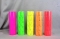 Ценники самоклеющиеся рулонные цветные Полиграфсоюз 36*25. 150 штук *5. ассорти