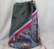 Сумка-рюкзак для обуви ТСП с карманом темно синий РДО-2Ц