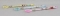 Ручка-сувенир гелевая BEIFA NBYX-002 Бантик игла цветной прозрачный корпус ассорти