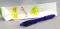 Ручка гелевая автоматическая INDEX TRAVELLER 0. 7 мм пластиковый корпус с резиновой вставкой синяя пластиковый блистер