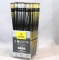 Карандаш ч/г с ластиком ADEL Blackline/Silver Gold Net HB черный деревянный заточ