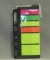 Блок липкий закладки HOPAX 45*12 25 листов четырехцветный пластиковый для органайзера пластиковый блистер 21070