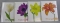 Тетрадь 80 листов клетка ИДФ офсет на гребне лак Цветы ассорти