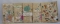 Тетрадь 48 листов клетка ФЕНИКС офсет с выборочным лаком Цветочный узор с полями ассорти