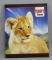 Тетрадь 48 листов клетка КТС офсет мелованный картонная обложка Животные Львенок