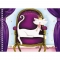 Альбом для рисования 40 листов ЭКСМО на гребне мелованный картон обложка лакированная с тиснением фольгинированный Кошка в короне
