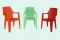 Кресло пластиковое Гарден Красный