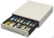 Ящик денежный Flip-Тop белый/черный, 458*170*120, 24 V, с крышкой для инкассации.
