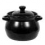 Кастрюля жаропрочная Черная d15х11см 1,6л жаропрочная с крышкой (ДМ)