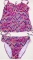 Купальник танкини. Размеры 50-58. С мягкими чашечками и регулируемыми бретелями. Топ А-образной формы, трусики с утяжкой. Артикул 06155