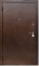 Дверь входная металлическая Яшма (металл-металл) 2050*880-960*70 мм. Медь-антик
