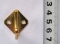 Крючок 1011 мет, золото (AD-327)