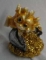 Статуэтка "золотой дракон" на ведре с золот(А-359)