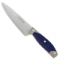 Нож кухонный 165мм "Tramontina" широкое лезвие, с синей прорезиненной ручкой в блистере