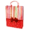 Пакет подарочный ПВХ 39х31х9см "Подарок" красный с пластиковыми ручками