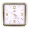 Часы настенные квадратные, золотая рамка 30х30см