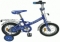 Велосипед В. 12", P, голубой, тормоз 1руч. и нож., крылья и багажник хромированные
