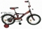 Велосипед В. 14", X, красный с тёмным оттенком, тормоз нож.
