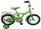 Велосипед В. 14", YT, салатовый/зеленый, тормоз нож., крылья цветные, багажник хромированный