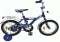 Велосипед В. 14", YT, синий с голубым оттенком, тормоз нож., крылья и багажник хромированные