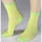Носки женские ПОЛОСКИ ДВУХ ЦВЕТОВ L-L025-салатовый-23